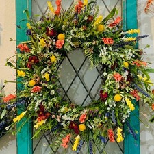 Large Artificial Flower Wreath