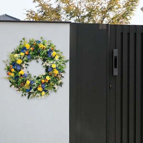 Flower wreath summer - wreath, simple