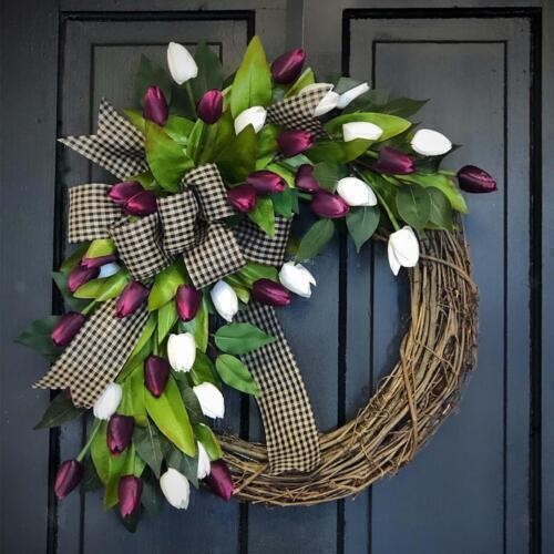 Tulip wreath flower - wreath,