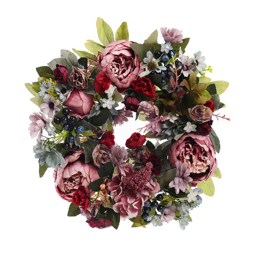Artificial peony flower - artificial, wreath