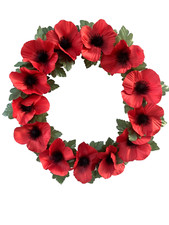 1  Artificial Red Poppy Door