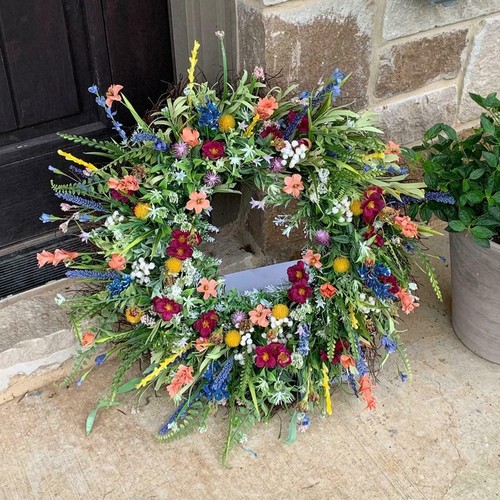 Spring summer wreath green - spring,