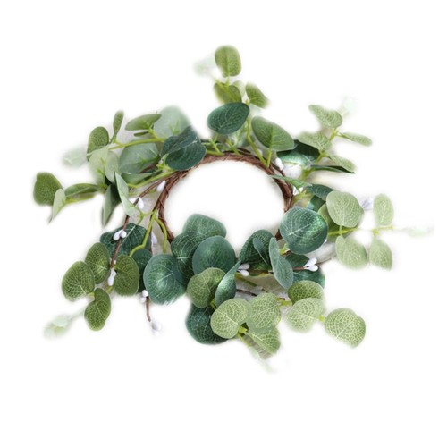 Artificial eucalyptus wreath - artificial,