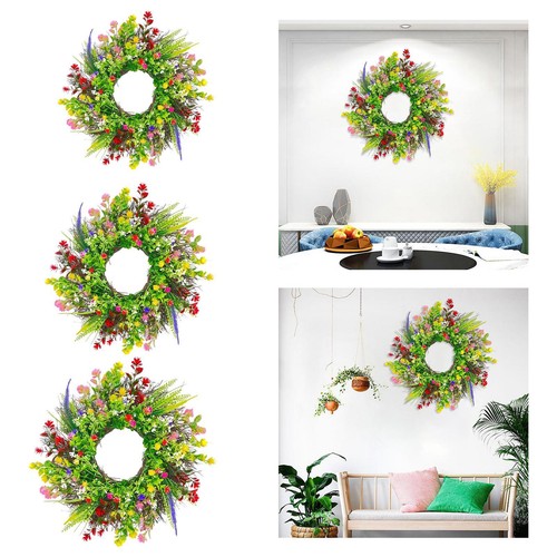 Spring summer wreath - summer, wall