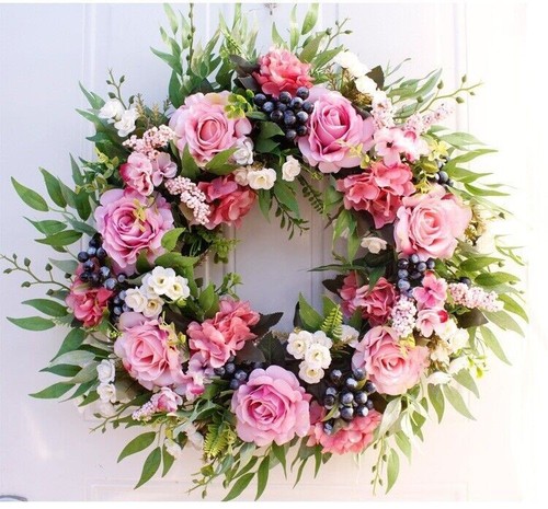 Rose wreath flower garland - rose,